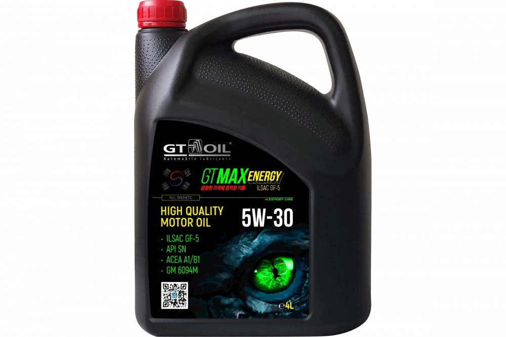 GT OIL Max Energy 5W30 4л API SN  ILSAC GF-5