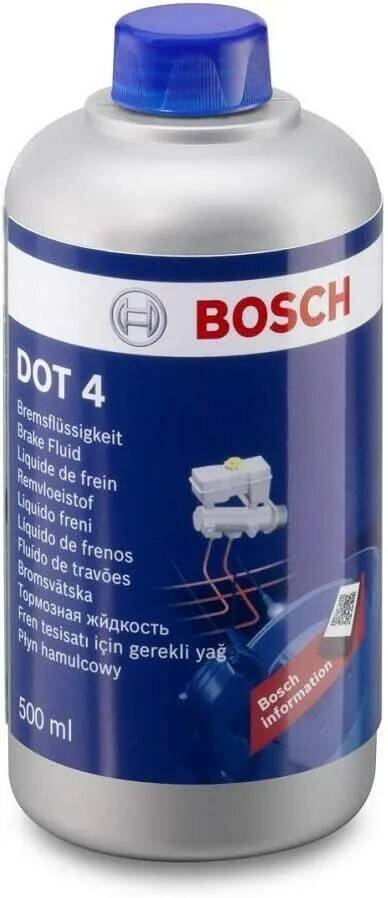 Тормозная жидкость BOSCH DOT-4 500мл