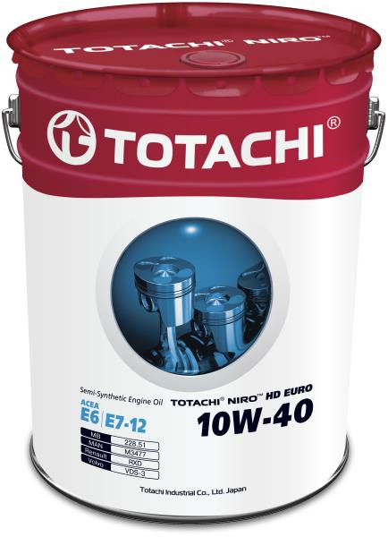 TOTACHI NIRO  HD EURO  10W40 (MB 228.51, MAN M3477) 19л