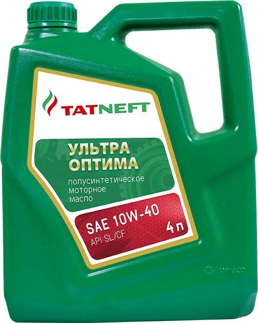 Татнефть Ультра Оптима 10w40  API SL/CF 4 л