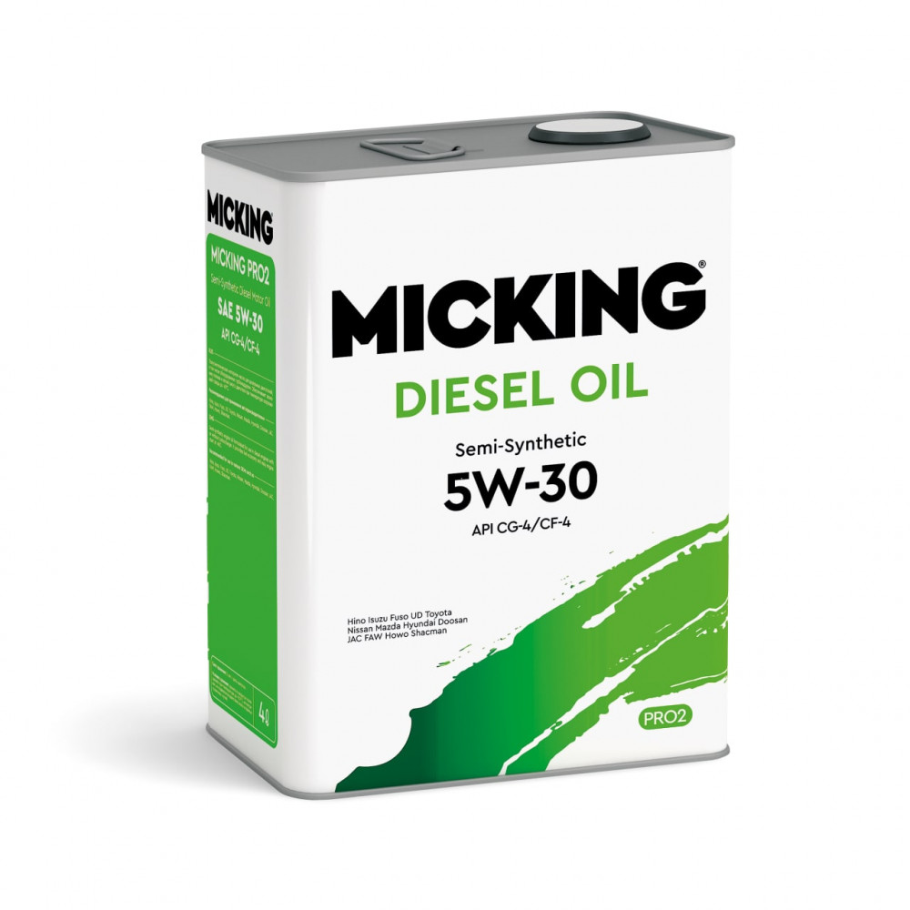 Micking Diesel Oil PRO2 5W30 полусин API CG-4/CF-4 4л