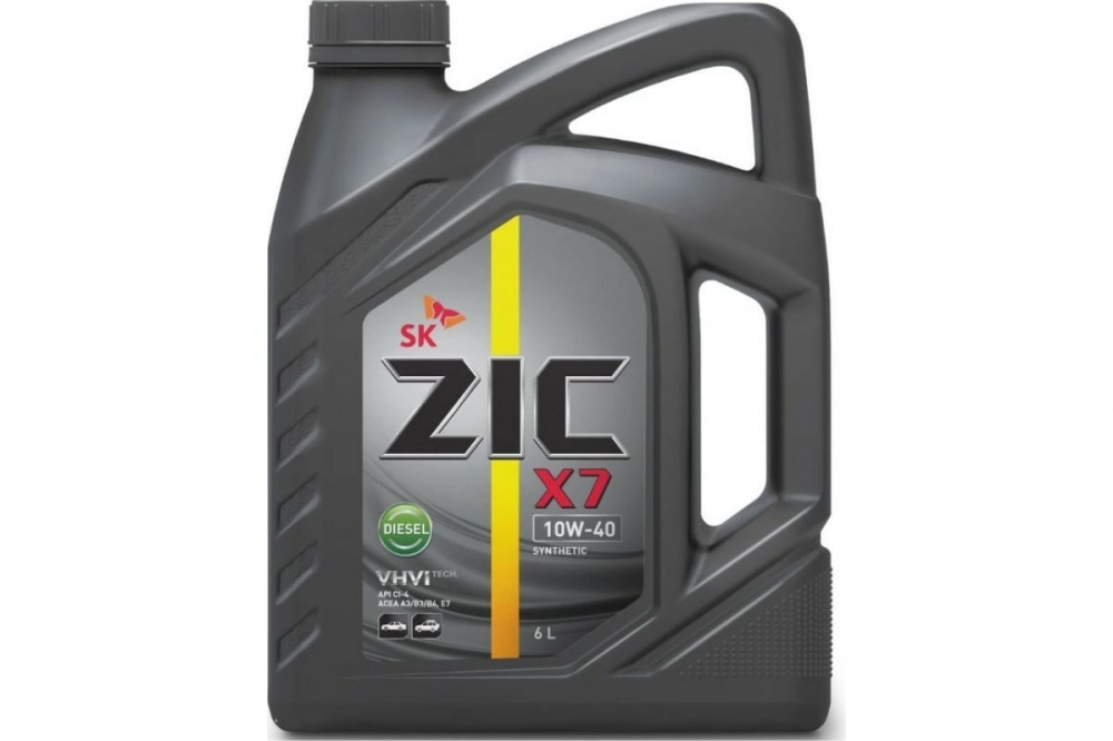 ZIC X7 DIESEL 10W40  синт   6л