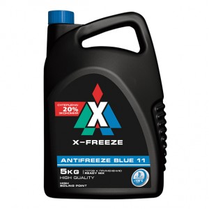 Антифриз X-Freeze Blue  (синий) 5кг Дзержинск