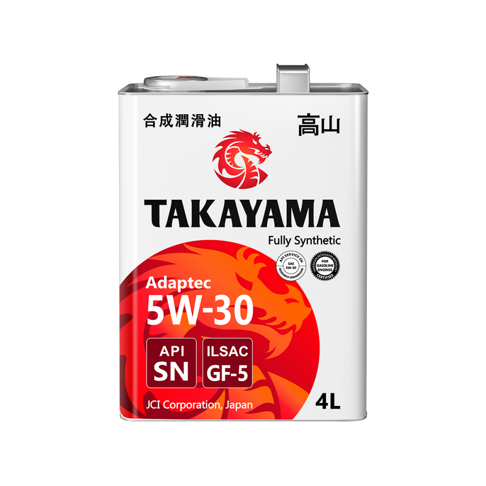 TAKAYAMA Adaptec 5W30 ILSAC GF-5 API SN 4л