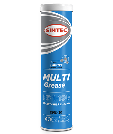 Смазка пластичная SINTEC MULTI GREASE EP 1-150 (400 гр) синяя под пистолет