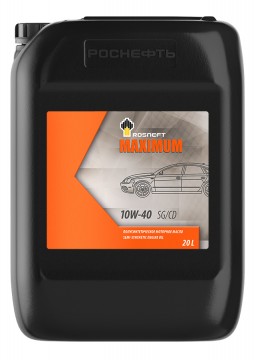 РОСНЕФТЬ Maximum 10w40 20л (п/синт)