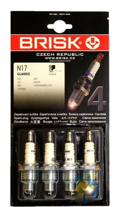 Свечи BRISK CLASSIC N 17 (Волга 402 дв) 0,7