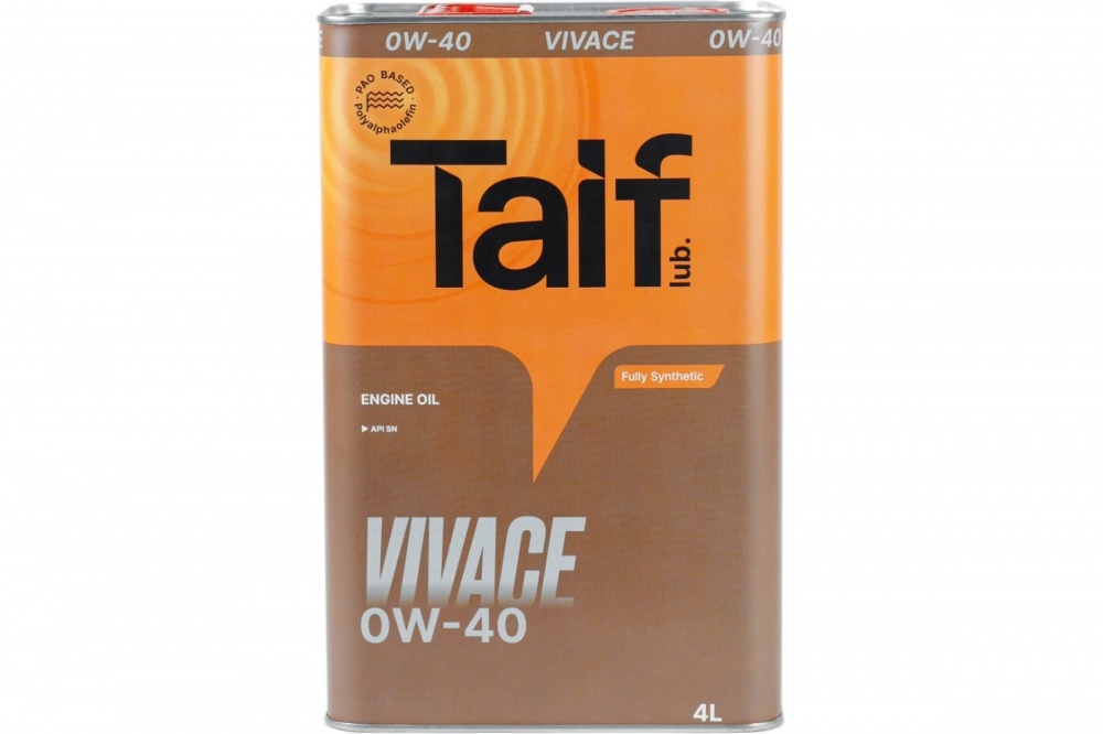 TAIF VIVACE 0W40 4л  SN