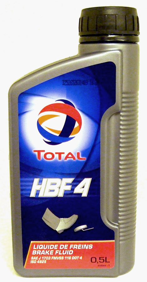 Тормозная жидкость ТОТАL HBF 4 0,5 л  181942