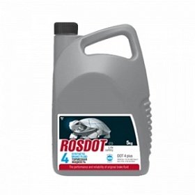 Тормозная жидкость РосДОТ DOT 4 (черепашка) 5кг